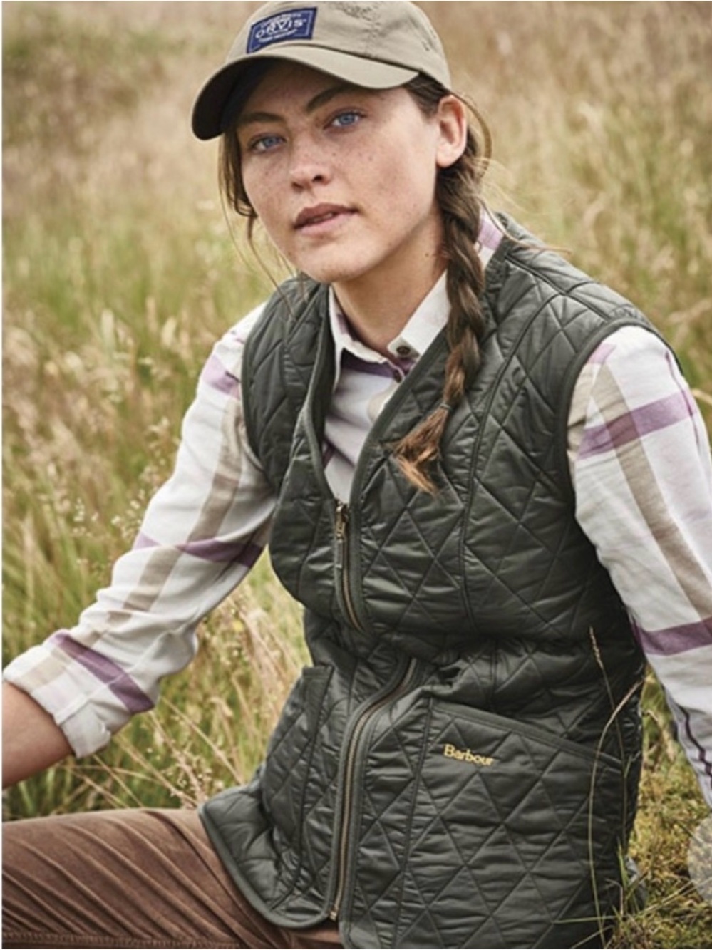 Barbour ‘Betty’ Women’s Quilted Vest Olive